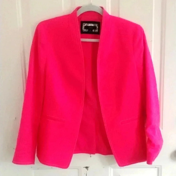 Jcrew hot pink going out blazer Size 6 - Picture 2 of 5